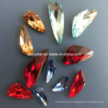 Grânulo de cristal traseiro malogrado decorativo da fábrica de China para a fatura da jóia